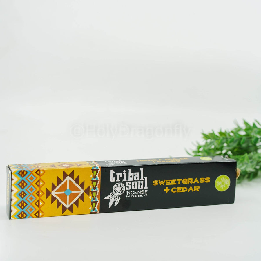 Tribal Soul Sweetgrass & Cedar - Holy Dragonfly