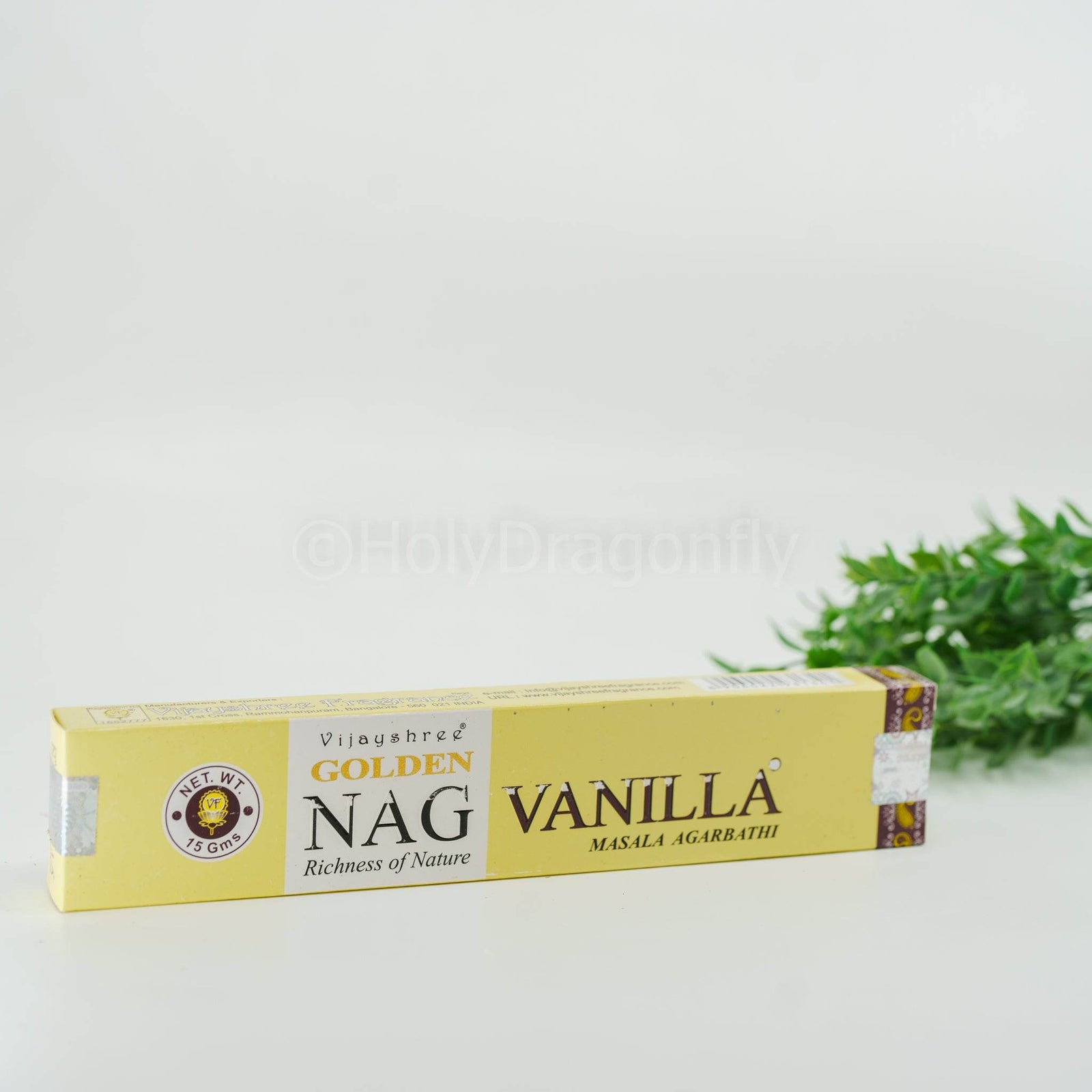 Golden Nag Vanilla smilkalai - Holy Dragonfly