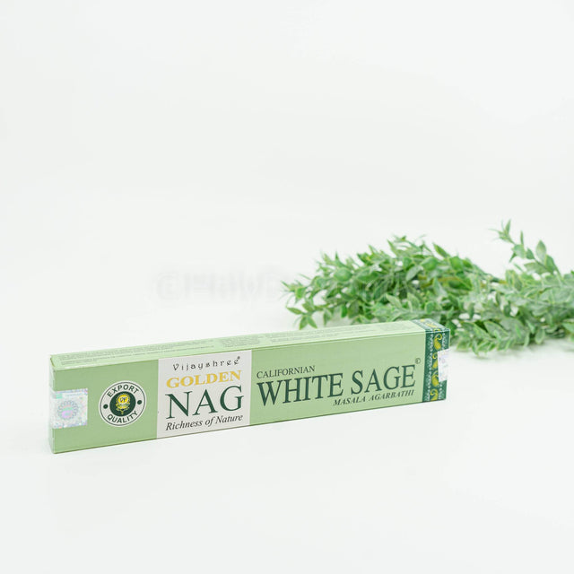 Golden Nag White Sage smilkalai - Holy Dragonfly