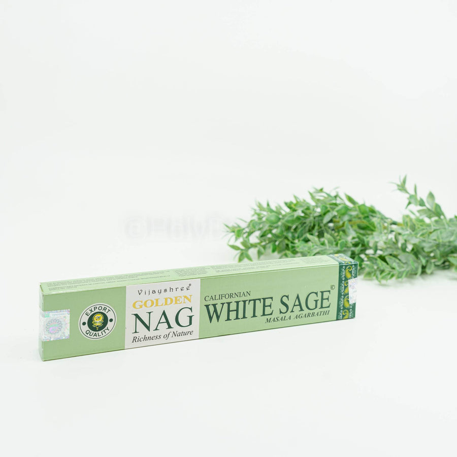 Golden Nag White Sage smilkalai - Holy Dragonfly
