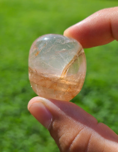 hematito kvarcas naturalus kristalas