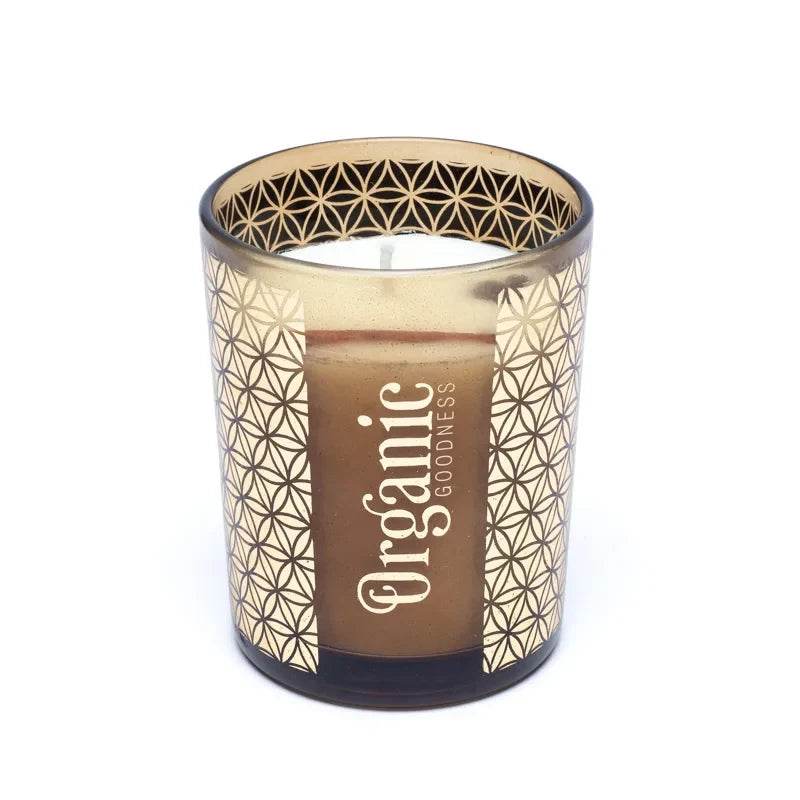 Sojų vaško žvakė Organic Goodness Lemongrass & Spice - Holy Dragonfly