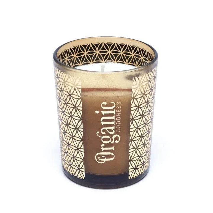 Sojų vaško žvakė Organic Goodness Lemongrass & Spice - Holy Dragonfly