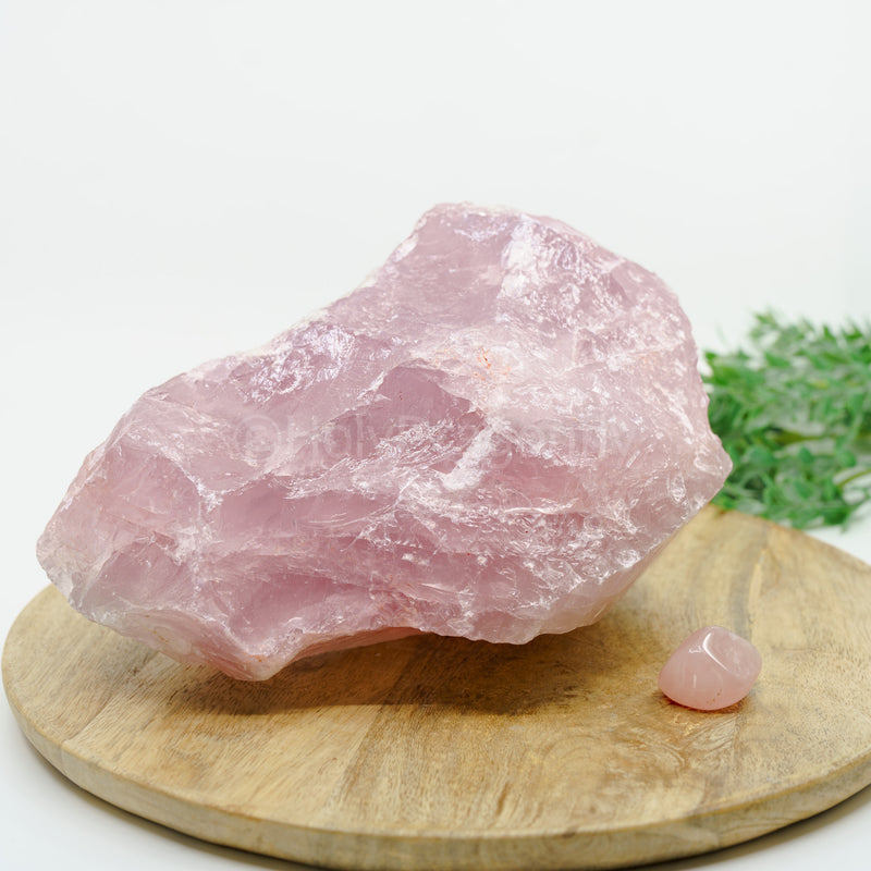 Rožinis kvarcas mineralas 5,1kg