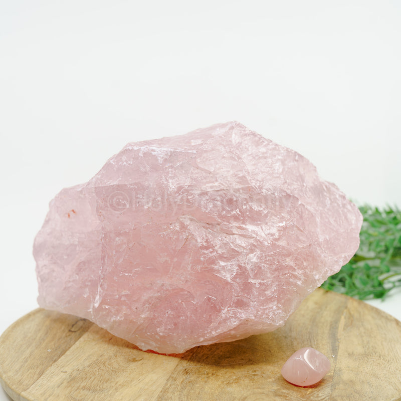 Rožinis kvarcas mineralas 5,15kg