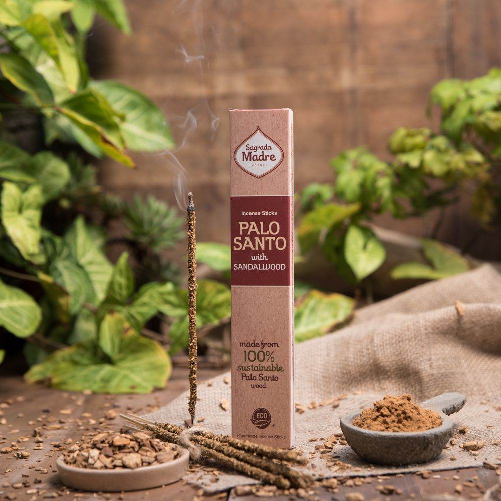 Sagrada Madre Palo Santo ir Sandalwood- Holy Dragonfly