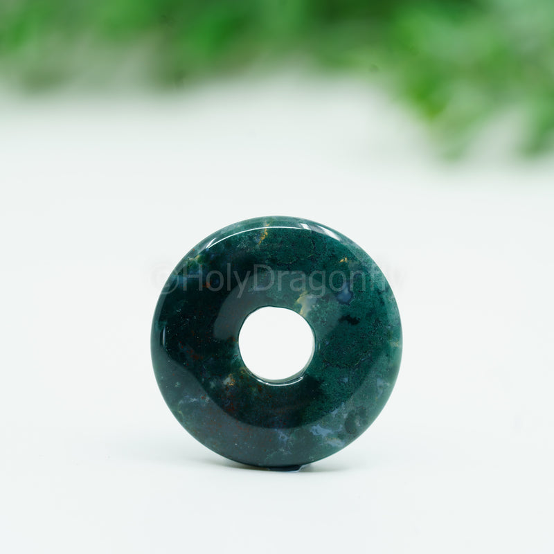 Samanų agatas "donutas" 30mm