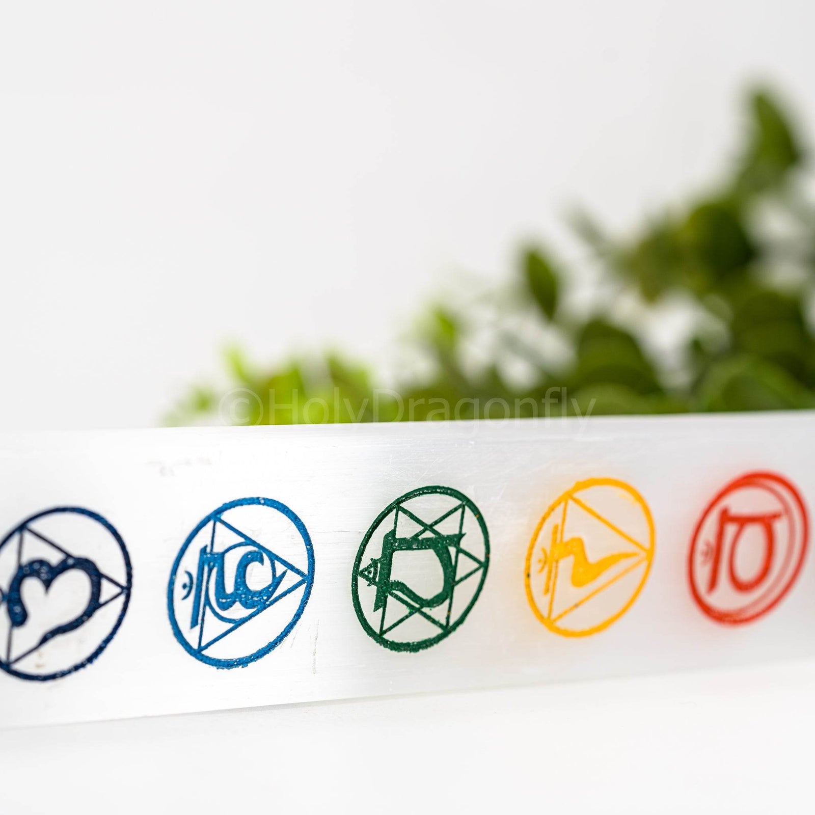 Selenitas - 7 čakrų smilkalinė - Holy Dragonfly