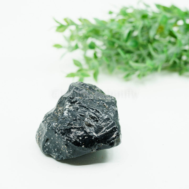 Snaiginis obsidianas mineralas - Holy Dragonfly